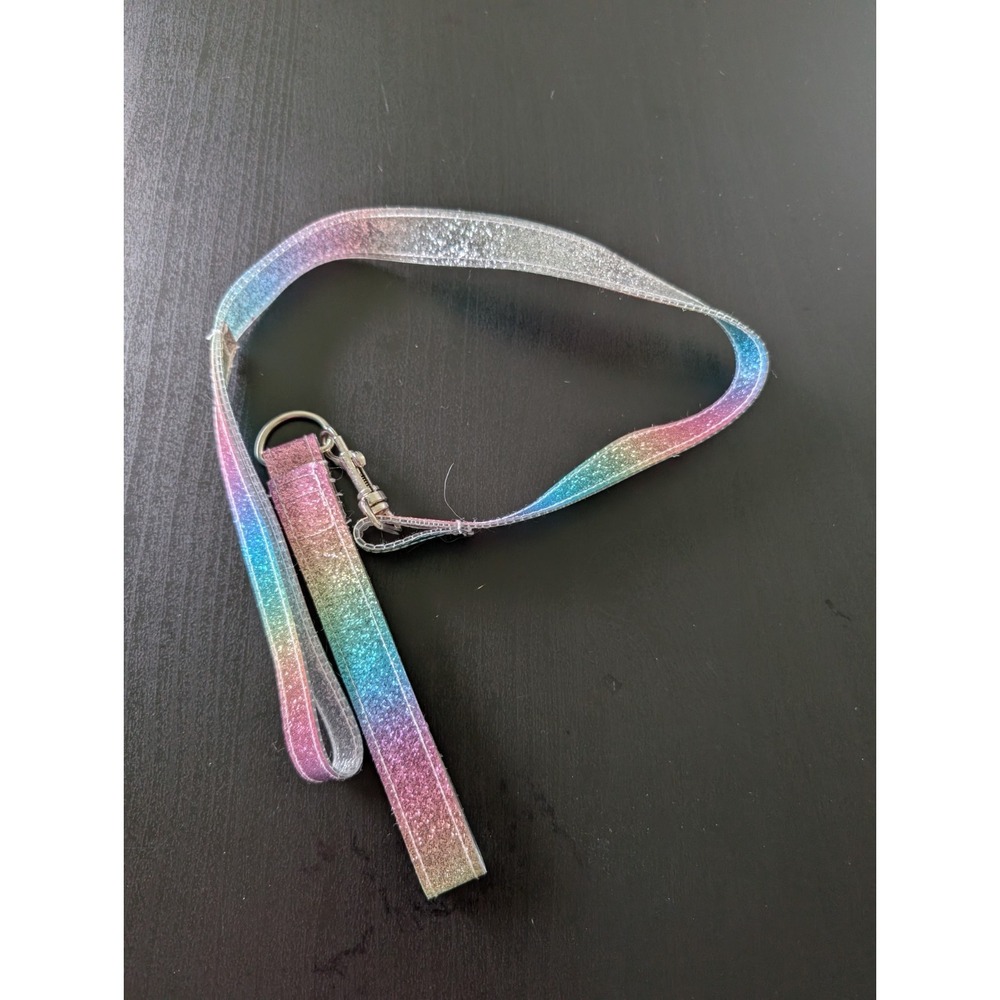 Build‎ A Bear Workshop BABW Glittery Multicolor Rainbow Pet Leash
